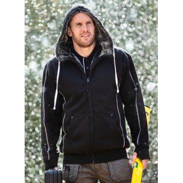 1285 Crane Fur-Lined Hoodie