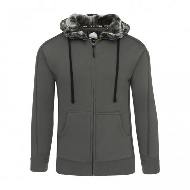 1285 Crane Fur-Lined Hoodie