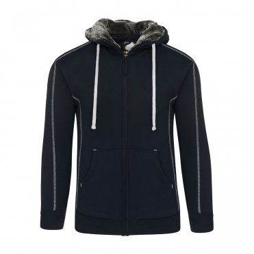 1285 Crane Fur-Lined Hoodie