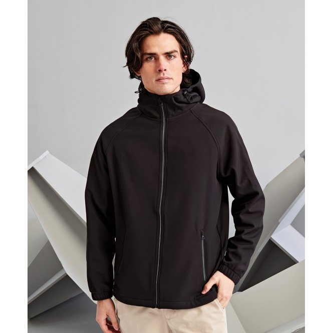 Twenty 2786 TS009 Hooded 2-Layer Softshell Jacket