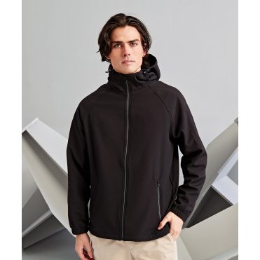 TS009 Hooded 2-Layer Softshell Jacket