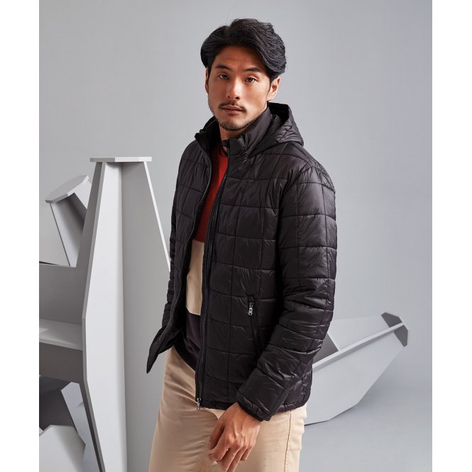 Twenty 2786 TS025 Box Quilt Hooded Jacket