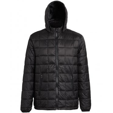 TS025 Box Quilt Hooded Jacket