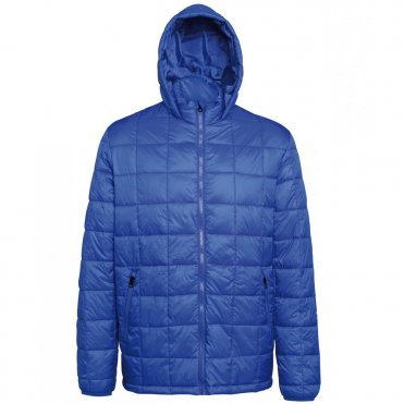 TS025 Box Quilt Hooded Jacket