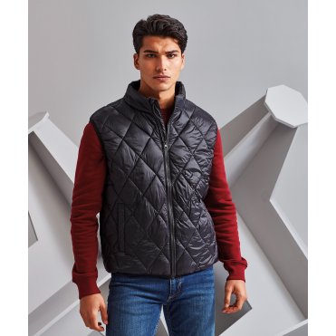 TS033 Diamond Pane Padded Gilet