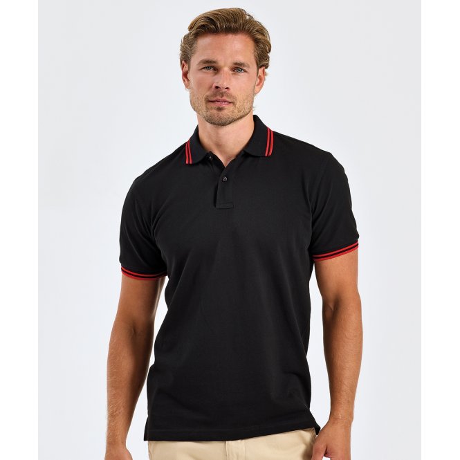 Asquith & Fox AQ011 Men's Classic Fit Tipped Polo