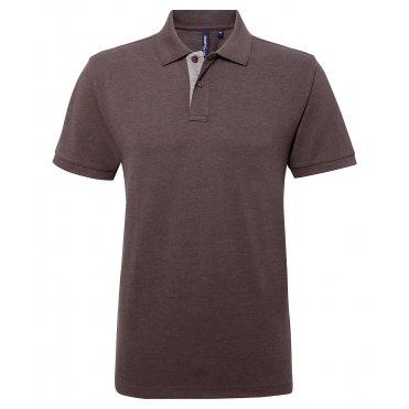 AQ012 Men's Classic Fit Contrast Polo