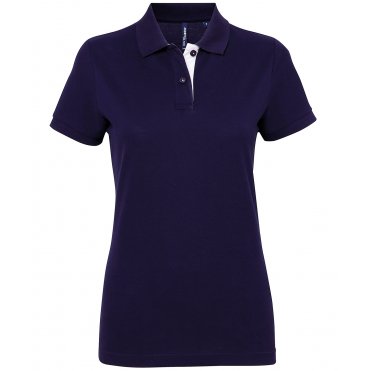 AQ022 Women's Contrast Polo