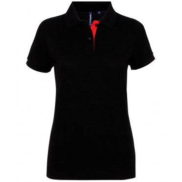 AQ022 Women's Contrast Polo