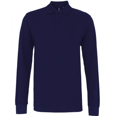 AQ030 Men's Classic Fit Long Sleeved Polo