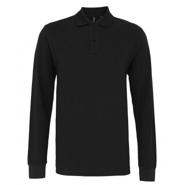 AQ030 Men's Classic Fit Long Sleeved Polo