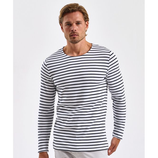 Asquith & Fox AQ070 Men's Mariniere Coastal Long Sleeve Tee