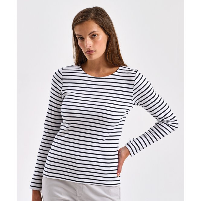 Asquith & Fox AQ071 Women's Mariniere Coastal Long Sleeve Tee