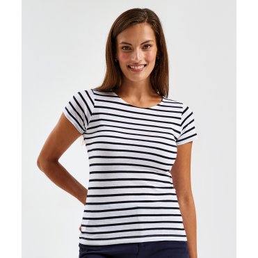 AQ073 Women's Mariniere Coastal Short Sleeve Tee