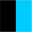 Black/Azure Blue