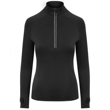 JC035 Women's Cool Flex Long Half-Zip Top