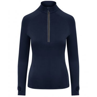 JC035 Women's Cool Flex Long Half-Zip Top