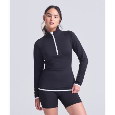 JC036 Women's Cool ½ Zip Sweatshirt