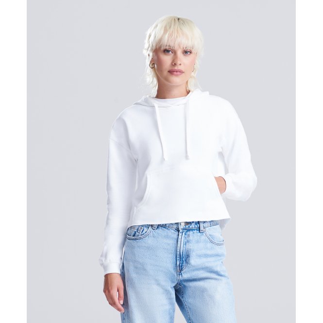 AWDis Just Hoods JH016 Women's Cropped Hoodie