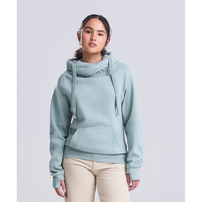AWDis Just Hoods JH021 Cross Neck Hoodie