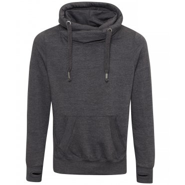 JH021 Cross Neck Hoodie