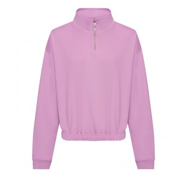 JH037 Women's Cropped 1/4 Zip Sweat