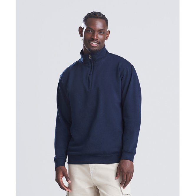 AWDis Just Hoods JH046 Sophomore 1/4 Zip Sweatshirt