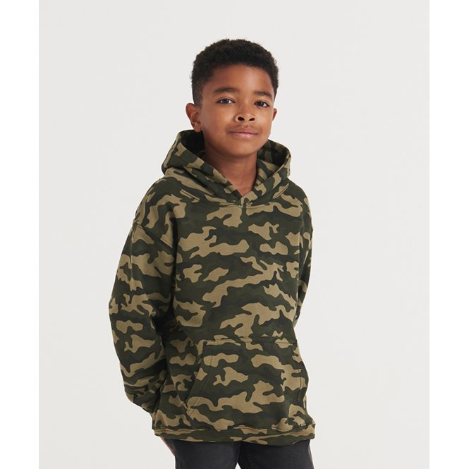 AWDis Just Hoods JH14J Children's Camo Hoodie