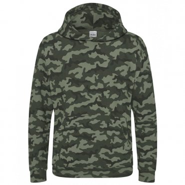 JH14J Children's Camo Hoodie