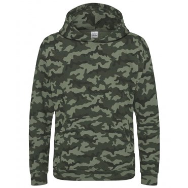 JH14J Children's Camo Hoodie