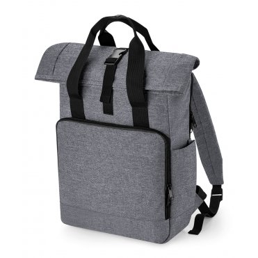 BG18L Recycled Twin Handle Roll-Top Laptop Backpack