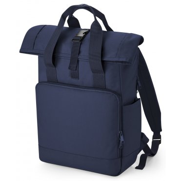 BG18L Recycled Twin Handle Roll-Top Laptop Backpack