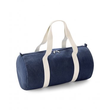 BG646 Denim Barrel Bag