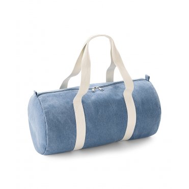BG646 Denim Barrel Bag