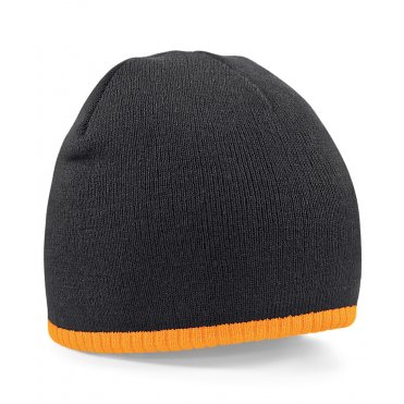 BC044 2-Tone Pull-On Beanie