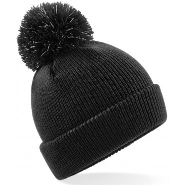 B406B Children's Reflective Bobble Beanie