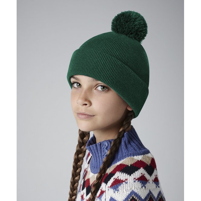 Beechfield B426B Children's Original Pom-Pom Beanie