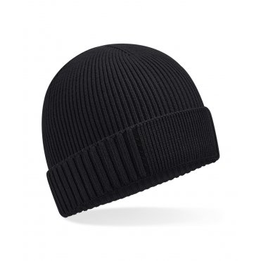 B438N Organic Cotton Engineered Patch Beanie
