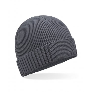 B438N Organic Cotton Engineered Patch Beanie