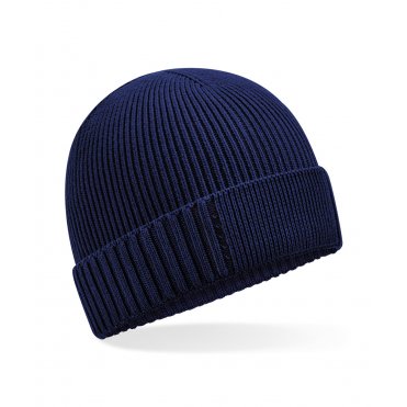 B438N Organic Cotton Engineered Patch Beanie