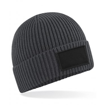 B442R Fashion Patch Beanie