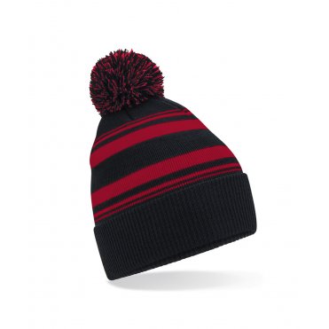 B473R Striped Fan Beanie
