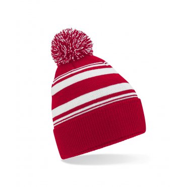 B473R Striped Fan Beanie