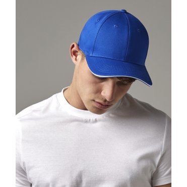 B820C EarthAware Classic Organic Cotton 6-Panel Cap Sandwich Peak