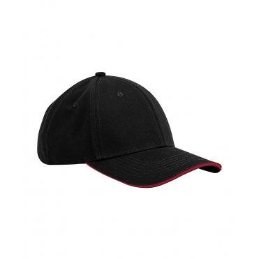 B820C EarthAware Classic Organic Cotton 6-Panel Cap Sandwich Peak
