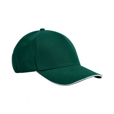 B825C EarthAware Classic Organic Cotton 5-Panel Cap Sandwich Peak