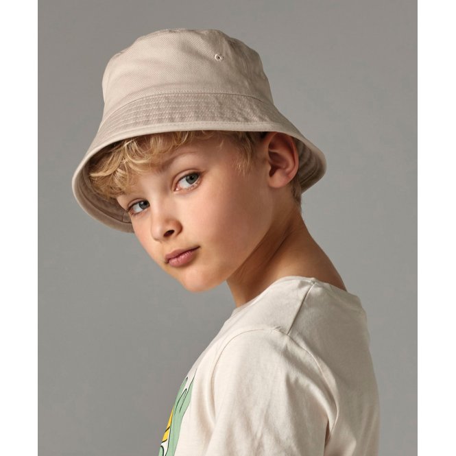 Beechfield B90NB Children's Organic Cotton Bucket Hat