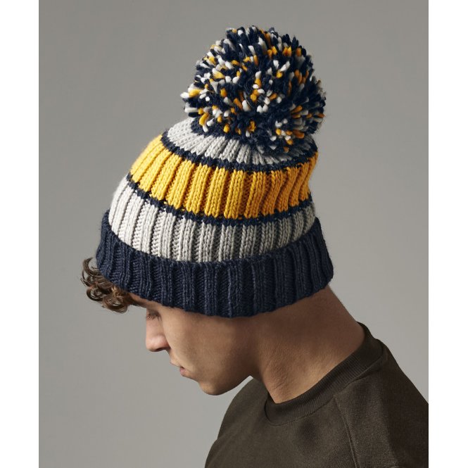 Beechfield BC392 Hygge Striped Beanie