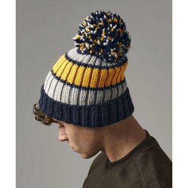 BC392 Hygge Striped Beanie