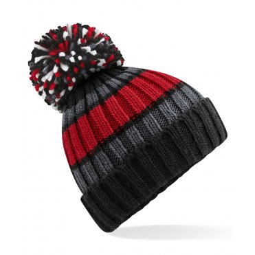 BC392 Hygge Striped Beanie